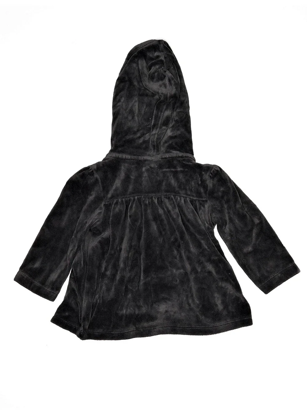 Gymboree Baby Girls Black & Pink Hooded Coat 12-18M